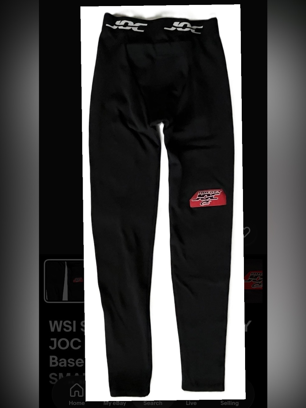 WSI SPORTSWEAR HOCKEY JOC Black Compression Base Layer Pants Youth
SMALL 28-30